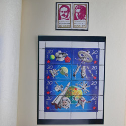 Collection timbres d'Allemagne de l'Est 1950-1978 neufs** en 2 albums.