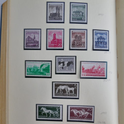 Collection timbres d'Allemagne de l'Est 1950-1978 neufs** en 2 albums.