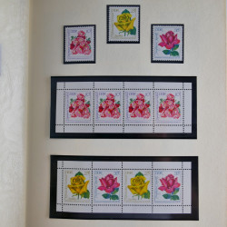 Collection timbres d'Allemagne de l'Est 1950-1978 neufs** en 2 albums.