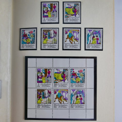 Collection timbres d'Allemagne de l'Est 1950-1978 neufs** en 2 albums.