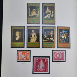 Collection timbres d'Allemagne de l'Est 1950-1978 neufs** en 2 albums.