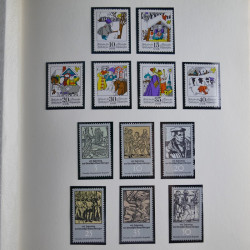 Collection timbres d'Allemagne de l'Est 1950-1978 neufs** en 2 albums.