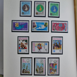 Collection timbres de Chypre Turc 1976-2006 neufs** en 2 albums.