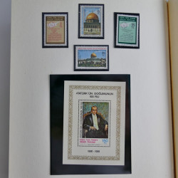 Collection timbres de Chypre Turc 1976-2006 neufs** en 2 albums.