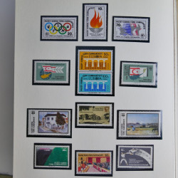 Collection timbres de Chypre Turc 1976-2006 neufs** en 2 albums.