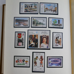 Collection timbres de Chypre Turc 1976-2006 neufs** en 2 albums.