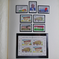 Collection timbres de Chypre Turc 1976-2006 neufs** en 2 albums.