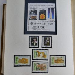 Collection timbres de Chypre Turc 1976-2006 neufs** en 2 albums.