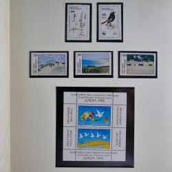 Collection timbres de Chypre Turc 1976-2006 neufs** en 2 albums.