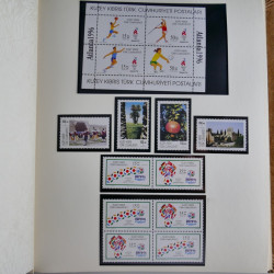 Collection timbres de Chypre Turc 1976-2006 neufs** en 2 albums.