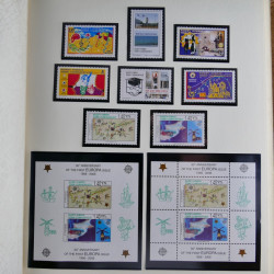 Collection timbres de Chypre Turc 1976-2006 neufs** en 2 albums.