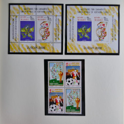 Collection timbres de Chypre Turc 1976-2006 neufs** en 2 albums.