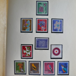 Collection timbres d'Allemagne Fédérale 1958-2002 neufs** en 3 albums.
