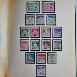 Collection timbres d'Allemagne Fédérale 1958-2002 neufs** en 3 albums.