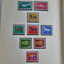 Collection timbres d'Allemagne Fédérale 1958-2002 neufs** en 3 albums.