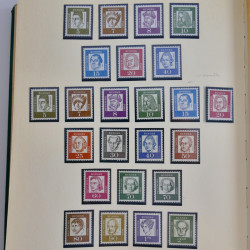 Collection timbres d'Allemagne Fédérale 1958-2002 neufs** en 3 albums.