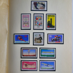 Collection timbres d'Allemagne Fédérale 1958-2002 neufs** en 3 albums.