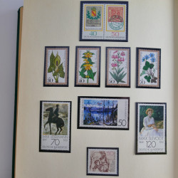 Collection timbres d'Allemagne Fédérale 1958-2002 neufs** en 3 albums.
