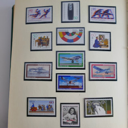 Collection timbres d'Allemagne Fédérale 1958-2002 neufs** en 3 albums.