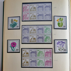 Collection timbres d'Allemagne Fédérale 1958-2002 neufs** en 3 albums.