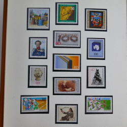 Collection timbres d'Allemagne Fédérale 1958-2002 neufs** en 3 albums.