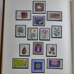 Collection timbres d'Allemagne Fédérale 1958-2002 neufs** en 3 albums.