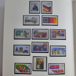 Collection timbres d'Allemagne Fédérale 1958-2002 neufs** en 3 albums.