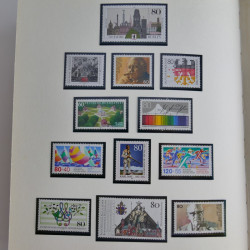 Collection timbres d'Allemagne Fédérale 1958-2002 neufs** en 3 albums.