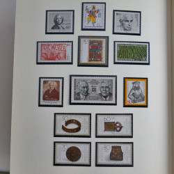 Collection timbres d'Allemagne Fédérale 1958-2002 neufs** en 3 albums.