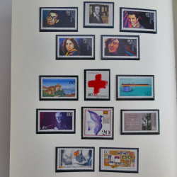 Collection timbres d'Allemagne Fédérale 1958-2002 neufs** en 3 albums.