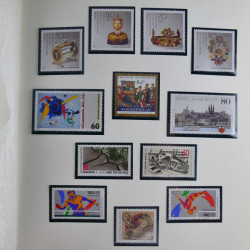 Collection timbres d'Allemagne Fédérale 1958-2002 neufs** en 3 albums.