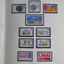 Collection timbres d'Allemagne Fédérale 1958-2002 neufs** en 3 albums.