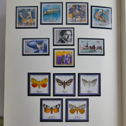 Collection timbres d'Allemagne Fédérale 1958-2002 neufs** en 3 albums.