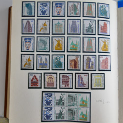 Collection timbres d'Allemagne Fédérale 1958-2002 neufs** en 3 albums.