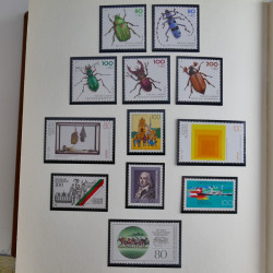 Collection timbres d'Allemagne Fédérale 1958-2002 neufs** en 3 albums.