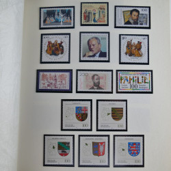 Collection timbres d'Allemagne Fédérale 1958-2002 neufs** en 3 albums.