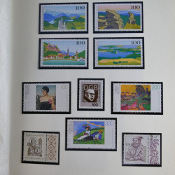 Collection timbres d'Allemagne Fédérale 1958-2002 neufs** en 3 albums.
