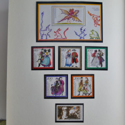 Collection timbres d'Allemagne Fédérale 1958-2002 neufs** en 3 albums.