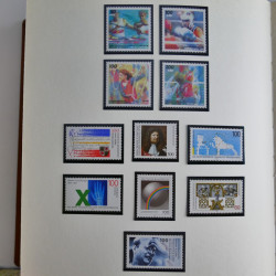 Collection timbres d'Allemagne Fédérale 1958-2002 neufs** en 3 albums.