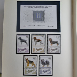 Collection timbres d'Allemagne Fédérale 1958-2002 neufs** en 3 albums.