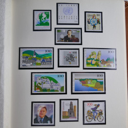 Collection timbres d'Allemagne Fédérale 1958-2002 neufs** en 3 albums.