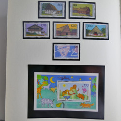 Collection timbres d'Allemagne Fédérale 1958-2002 neufs** en 3 albums.