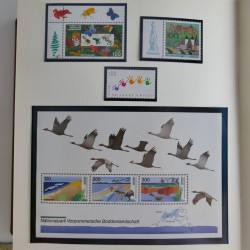 Collection timbres d'Allemagne Fédérale 1958-2002 neufs** en 3 albums.
