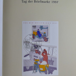 Collection timbres d'Allemagne Fédérale 1958-2002 neufs** en 3 albums.