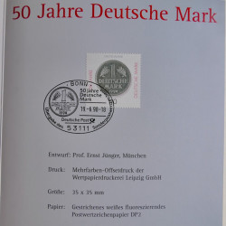 Collection timbres d'Allemagne Fédérale 1958-2002 neufs** en 3 albums.