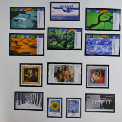 Collection timbres d'Allemagne Fédérale 1958-2002 neufs** en 3 albums.