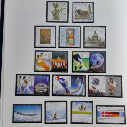 Collection timbres d'Allemagne Fédérale 1958-2002 neufs** en 3 albums.