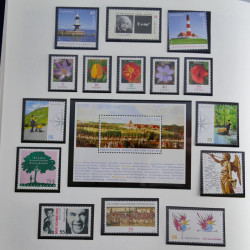 Collection timbres d'Allemagne Fédérale 1958-2002 neufs** en 3 albums.