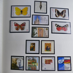 Collection timbres d'Allemagne Fédérale 1958-2002 neufs** en 3 albums.