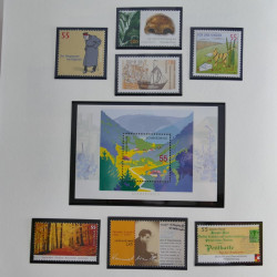 Collection timbres d'Allemagne Fédérale 1958-2002 neufs** en 3 albums.
